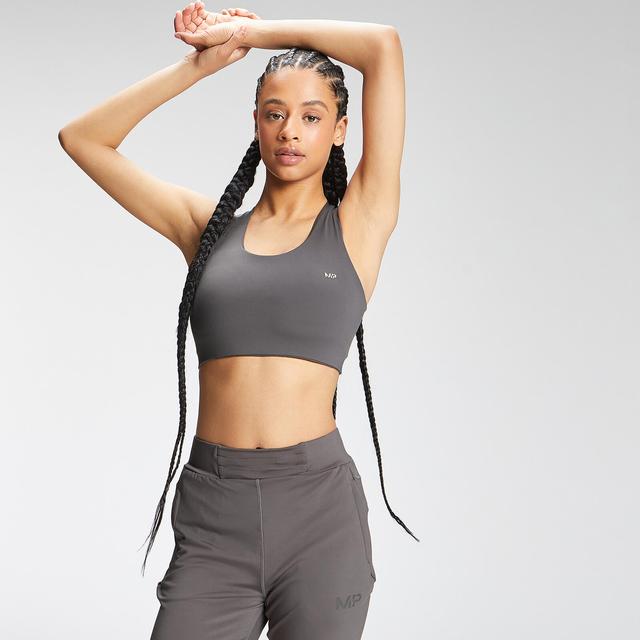 Women's Tempo Cross Back Sports Bra - Grey - S - Myprotein on Productcaster.