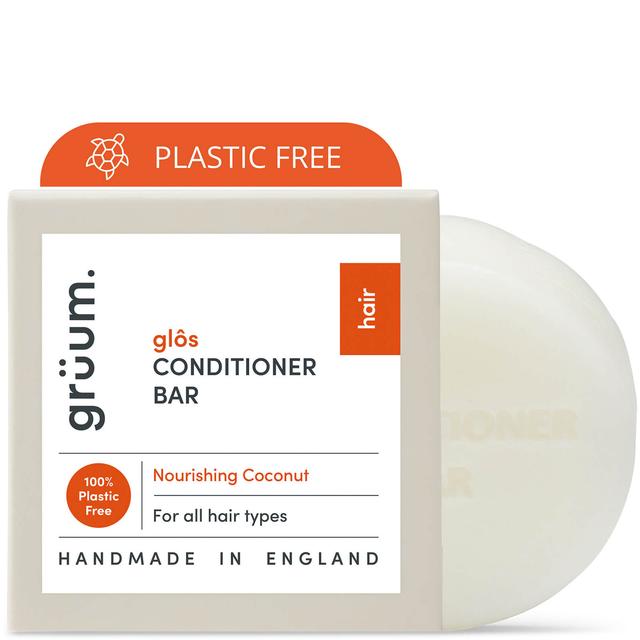 grüum Glôs Zero Plastic Nourishing Conditioner Bar 50g on Productcaster.