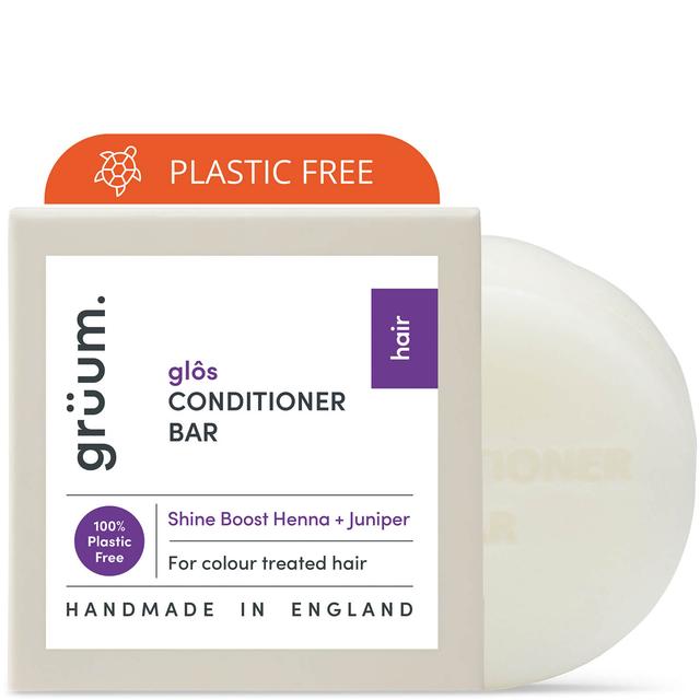 grüum Glôs Zero Plastic Shine Enhancing Conditioner Bar 50g on Productcaster.