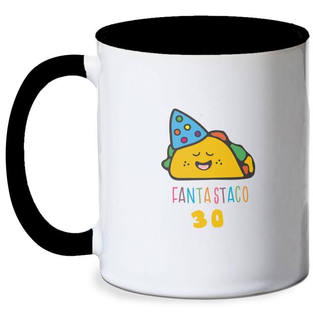 Fantastaco 30 Mug - White/Black Schwarz on Productcaster.