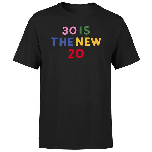 30 Is The New 20 Men's T-Shirt - Black - XS - Schwarz on Productcaster.