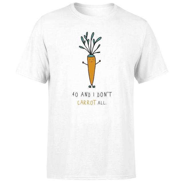 40th Birthday Carrot Men's T-Shirt - White - XXL - Weiß on Productcaster.