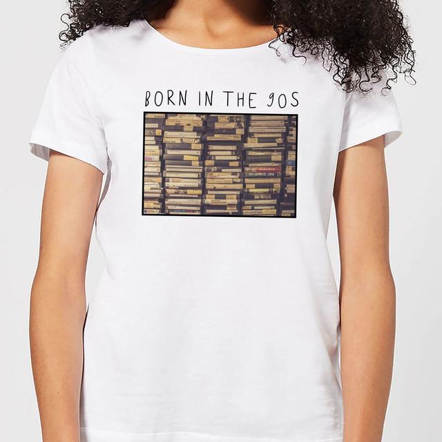 Born In The 90s Women's T-Shirt - White - M - Weiß on Productcaster.