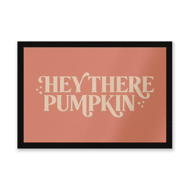 Hey There Pumpkin Entrance Mat on Productcaster.