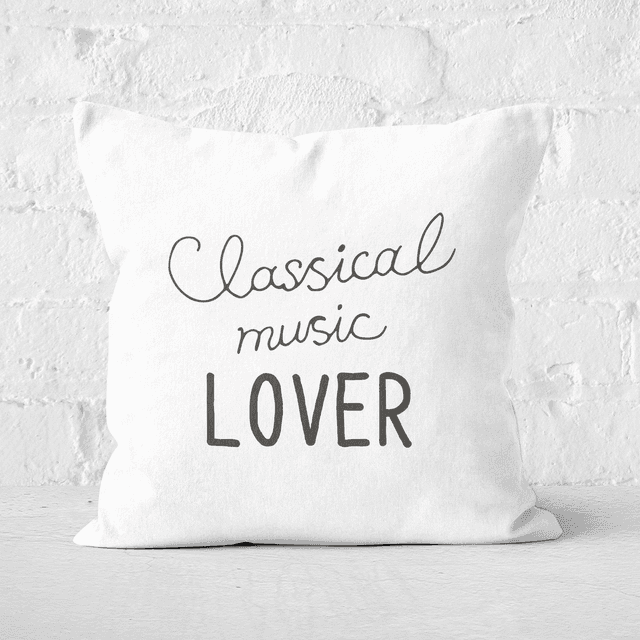 Classical Music Lover Square Cushion - 40x40cm - Soft Touch on Productcaster.