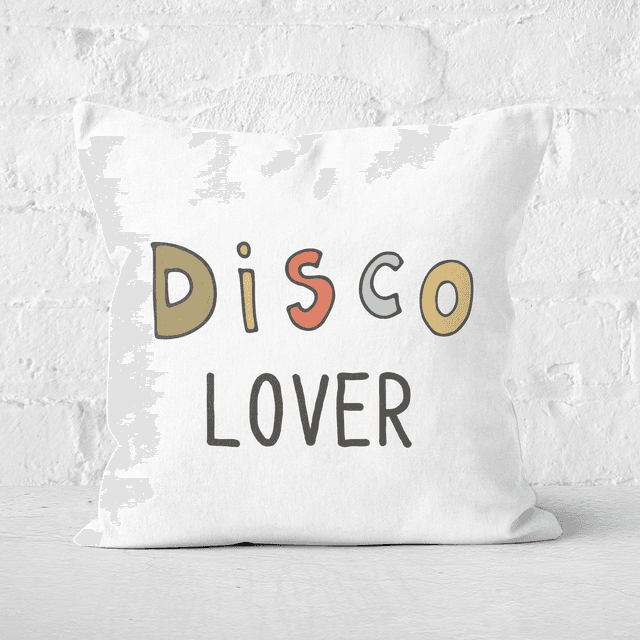 Disco Lover Square Cushion - 40x40cm - Soft Touch on Productcaster.