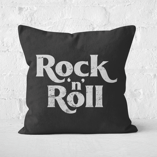 Rock N Roll Square Cushion - 40x40cm - Soft Touch on Productcaster.