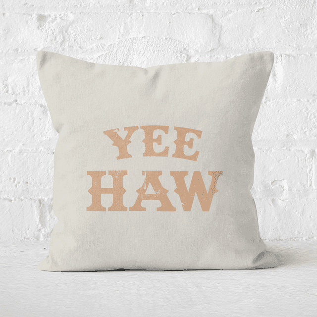 Yee Haw Square Cushion - 50x50cm - Soft Touch on Productcaster.