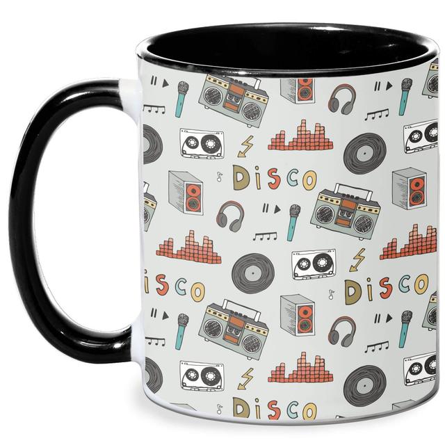 Dsico Mug - White/Black Schwarz on Productcaster.