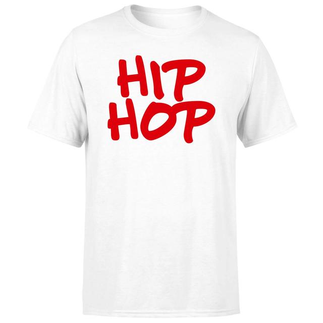 Hip Hop Men's T-Shirt - White - XL - White on Productcaster.