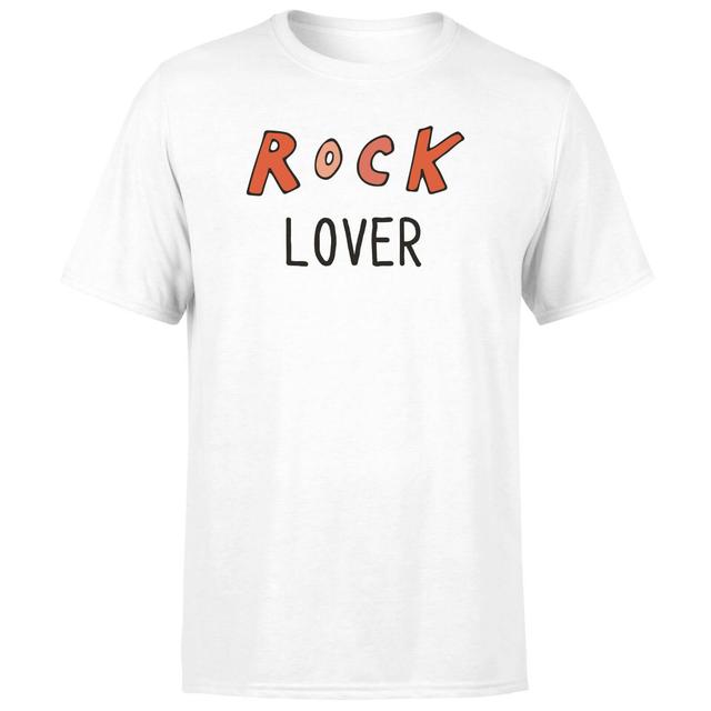 Rock Lover Men's T-Shirt - White - XXL - Weiß on Productcaster.