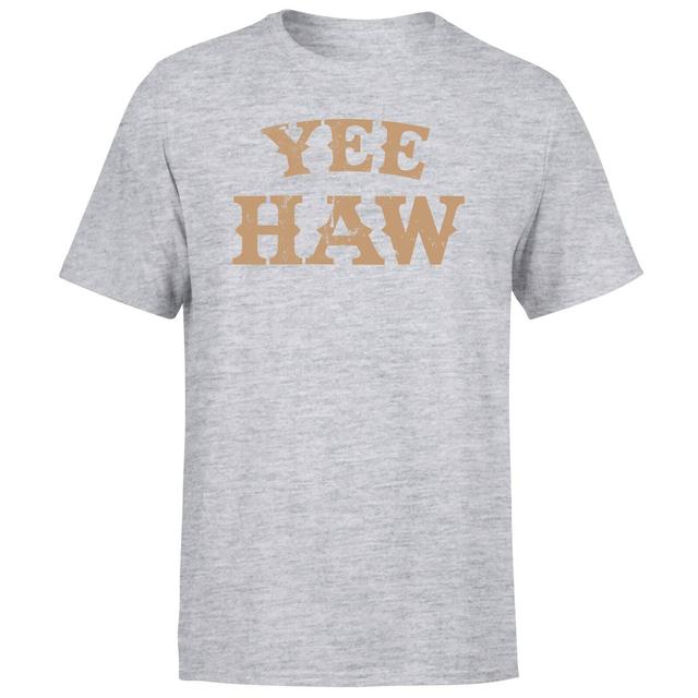 Yee Haw Men's T-Shirt - Grey - S - Grau on Productcaster.