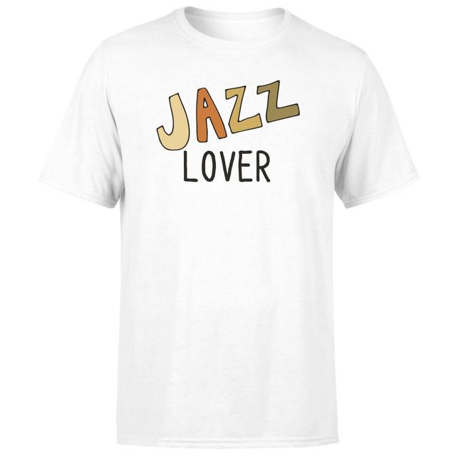 Jazz Lover Men's T-Shirt - White - XL - Weiß on Productcaster.