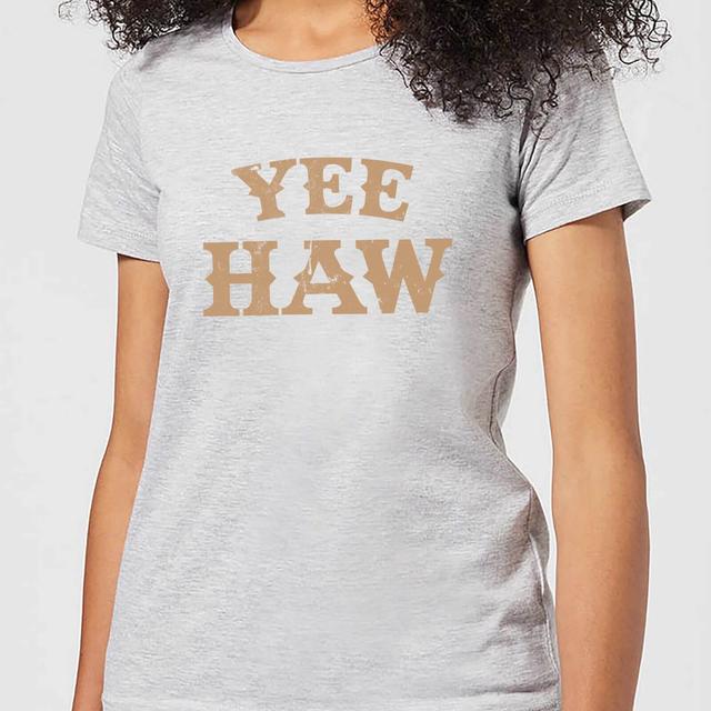 Yee Haw Women's T-Shirt - Grey - S - Grau on Productcaster.