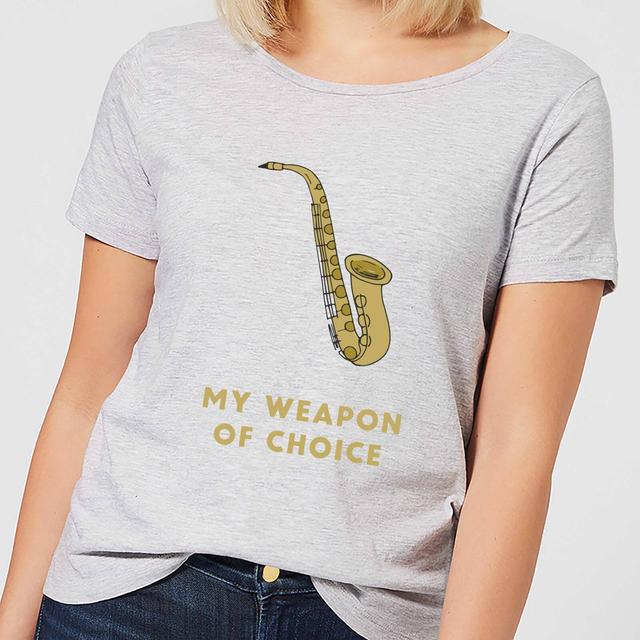 My Weapon Of Choice Women's T-Shirt - Grey - L - Grau on Productcaster.