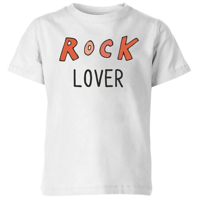 Rock Lover Kids' T-Shirt - White - 11-12 Jahre - Weiß on Productcaster.