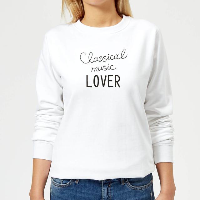 Classical Music Lover Women's Sweatshirt - White - XL - Weiß on Productcaster.