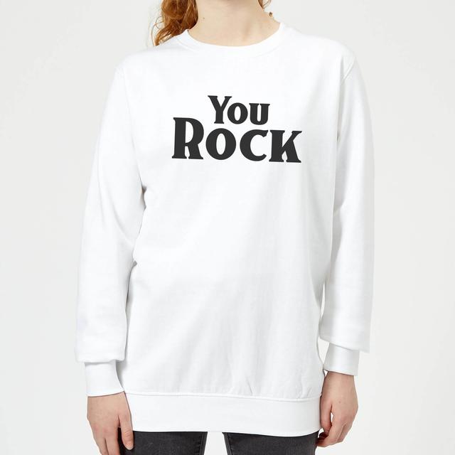 You Rock Women's Sweatshirt - White - XL - Weiß on Productcaster.