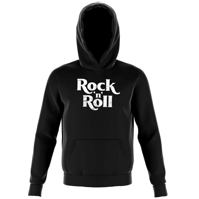 Rock N Roll Kids' Hoodie - Black - 7-8 Jahre on Productcaster.