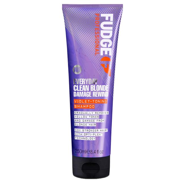 Fudge Professional Everyday Clean Blonde Damage Rewind Violet Toning Shampoo 250ml on Productcaster.