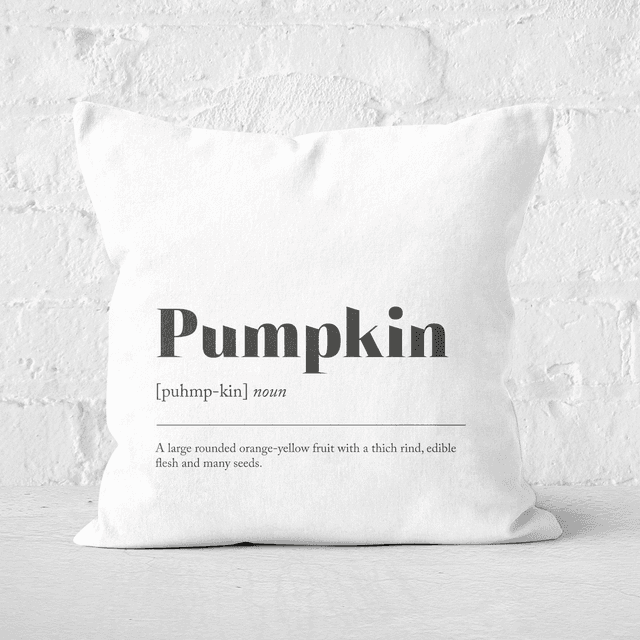 Pumpkin Definition Square Cushion - 60x60cm - Soft Touch on Productcaster.