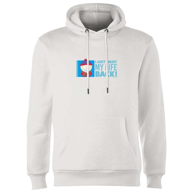 South Park I Just Want My Life Back Unisex Hoodie - White - S - White on Productcaster.