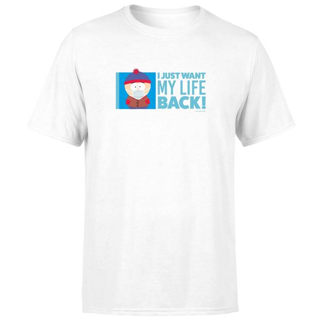 Camiseta I Just Want My Life Back para hombre de South Park - Blanco - XS - Blanco on Productcaster.