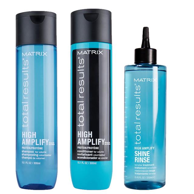 Matrix Total Results Volumising High Amplify Shampoo, Conditioner and Lamellar Treatment for Fine and Flat Hair on Productcaster.