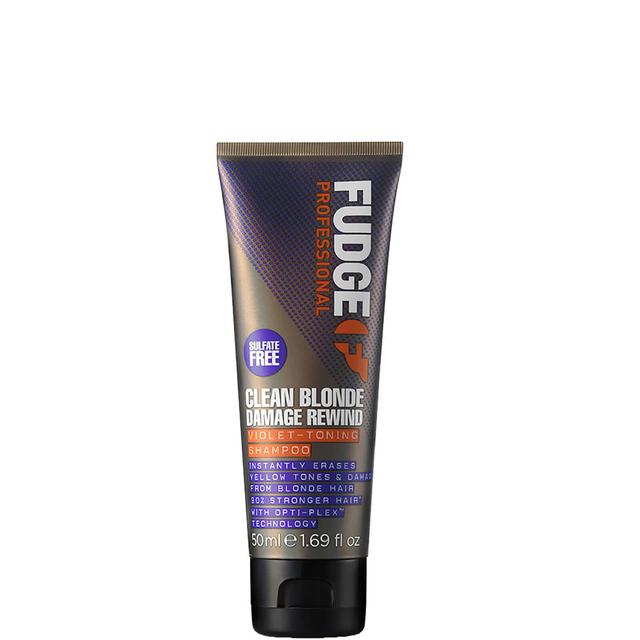 Fudge Professional Clean Blonde Everyday Violet Damage Rewind Purple Shampoo 50ml on Productcaster.