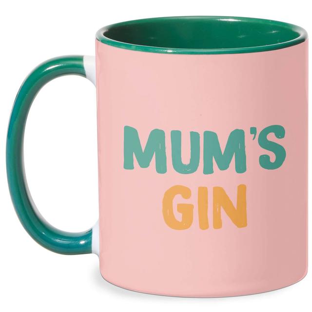 Mum's Gin Mug - White/Green Grün on Productcaster.