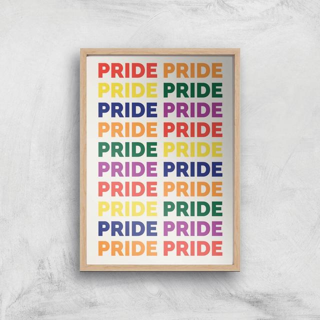 Pride Giclee Art Print - A2 - Wooden Frame on Productcaster.