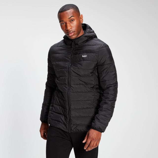 35% Off MP Men's Lightweight Hooded Packable Puffer Jacket - Black - XS on Productcaster.