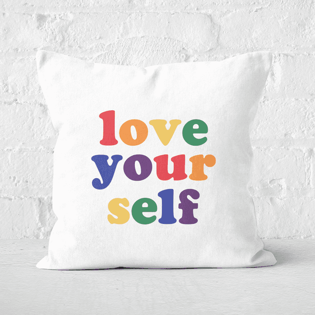 Love Yourself Square Cushion - 40x40cm - Soft Touch on Productcaster.