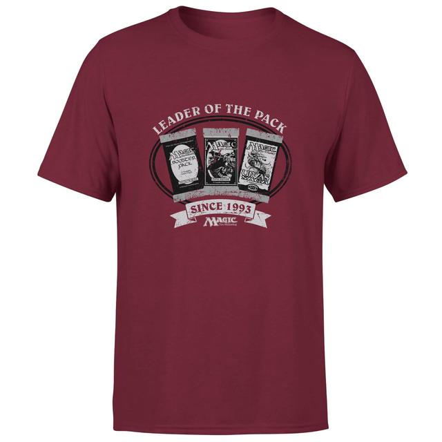 Magic: the Gathering Leader Of The Pack Men's T-Shirt - Burgundy - XXL on Productcaster.