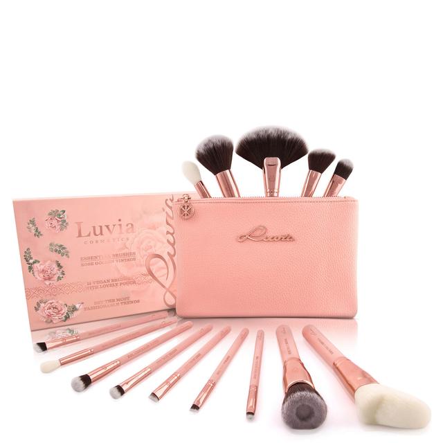 Luvia Essential Brushes Set - Rose Golden Vintage on Productcaster.