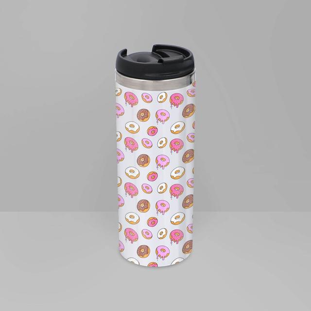 Doughnuts Stainless Steel Thermo Travel Mug on Productcaster.