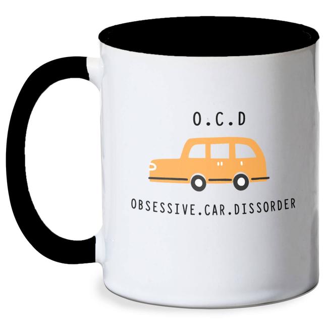 Obsessive Car Disorder Mug - White/Black Schwarz on Productcaster.