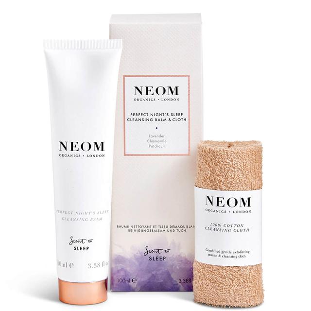 NEOM Perfect Night's Sleep Cleansing Balm and Cloth 100ml on Productcaster.