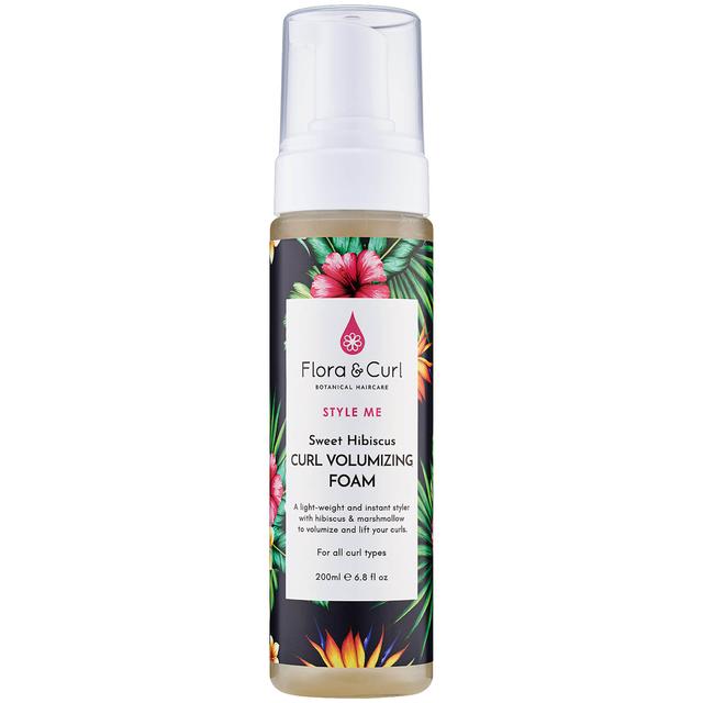 Flora & Curl Sweet Hibiscus Curl Volumising Foam 200ml on Productcaster.