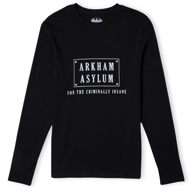 Batman Villains Arkham Asylum Unisex Long Sleeve T-Shirt - Schwarz - XS on Productcaster.