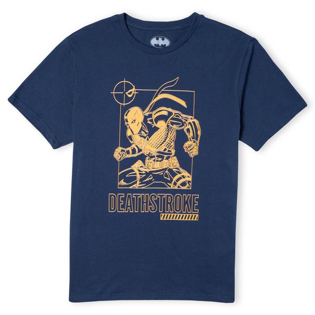 Batman Villains Deathstroke Men's T-Shirt - Navy - XL - Navy blauw on Productcaster.