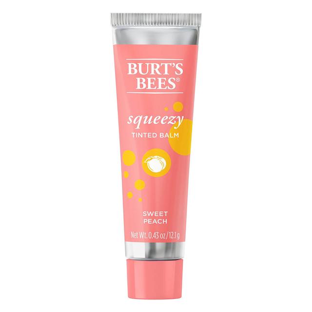 Burt's Bees 100% Natural Origin Squeezy Tinted Lip Balm (Διάφορες αποχρώσεις) - Sweet Peach on Productcaster.