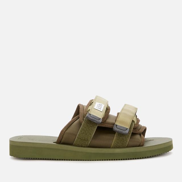 Suicoke Men's Moto-Cab Nylon Slide Sandals - Olive - UK 7 on Productcaster.