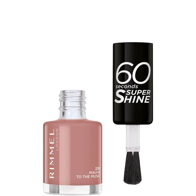 Rimmel 60 Seconds Nail Polish 8ml (Various Shades) - Mauve to the Music on Productcaster.