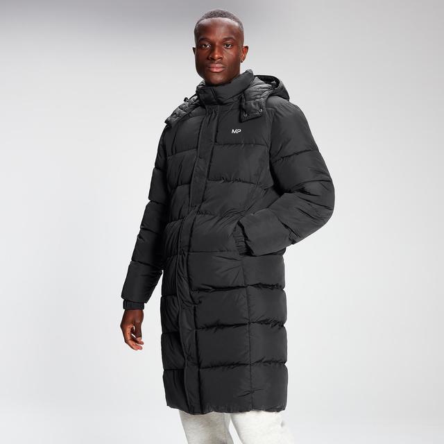 MP Men's Long Puffer Jacket - Black - XS on Productcaster.