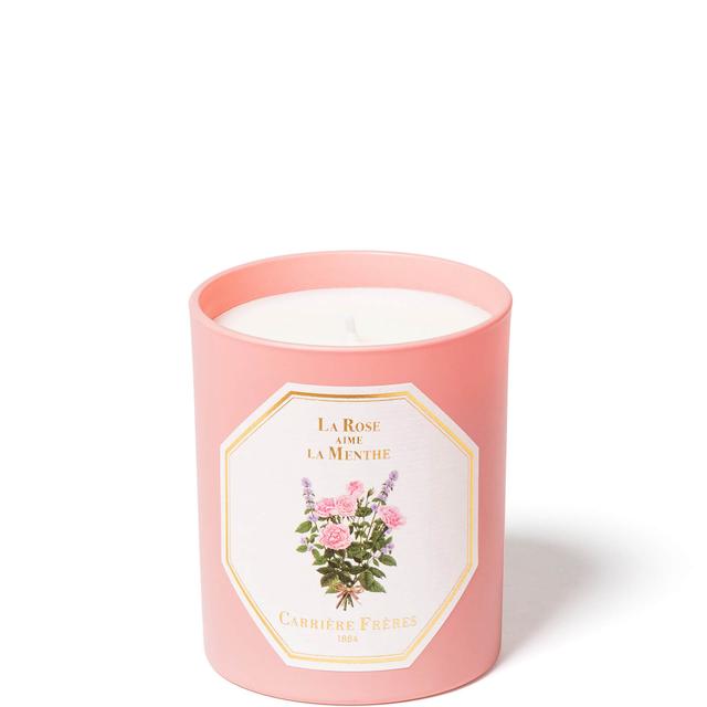 Carrière Frères Scented Candle - La Rose Aime la Menthe 185g on Productcaster.