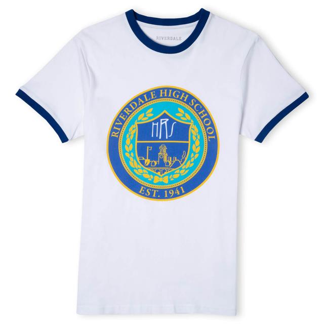 Camiseta de tirantes unisex Riverdale High de Riverdale - Blanco/ Azul - XL - Blanco on Productcaster.