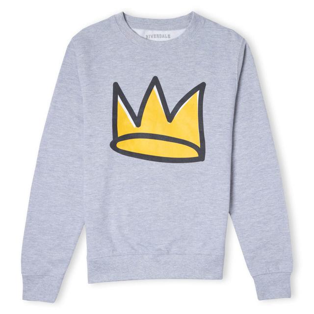 Riverdale Jughead Crown Unisex Jumper - Grey - M on Productcaster.