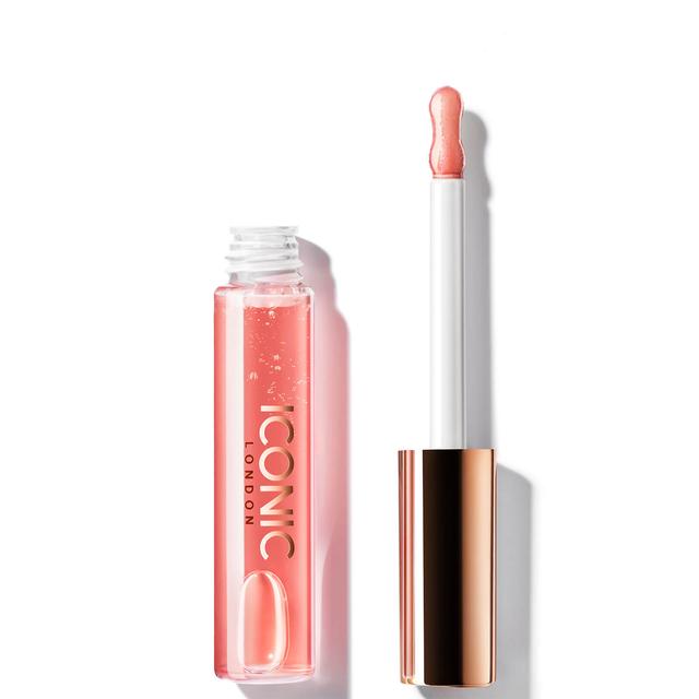 ICONIC London Lustre Lip Oil 6ml (Various Shades) - She’s a Peach on Productcaster.