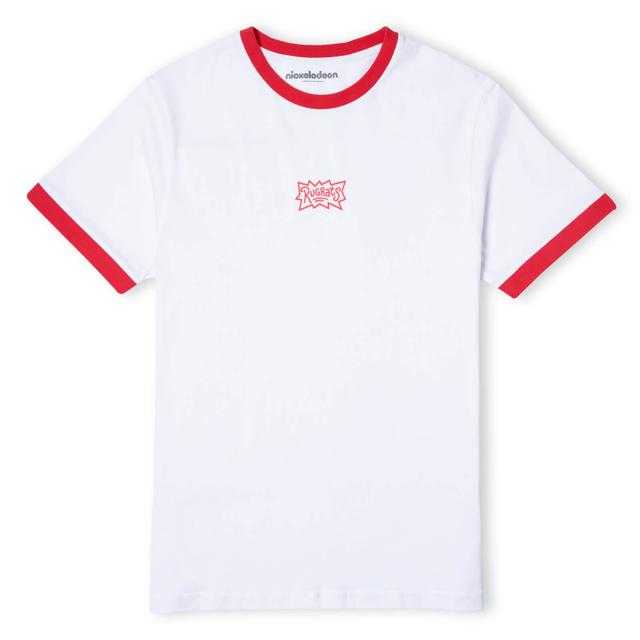 Camiseta Rugrats Ringer - Blanco/Rojo - Unisex - L - Blanco on Productcaster.